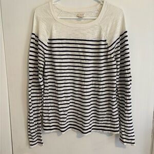J. Crew Striped Knit Top